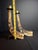 Vintage Mid-Century Eilon Mosaics Hand-Hammered Copper & Holy Land Stone Shofar Candlesticks For Sale - Image 15 of 15