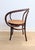 Thonet Vintage Gerdau Bentwood Chair Caviuna Wood & Cane Seat in the Style of Thonet For Sale - Image 4 of 14