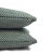 2020s Gp & J Baker Glanville in Teal Lumbar Pillow Cover - 12" X 20" Teal and Gray Geometric Weave Cushion Case For Sale - Image 5 of 6