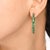 5.20 cts Natural Zambian emerald earrings in 14k gold For Sale - Image 14 of 18