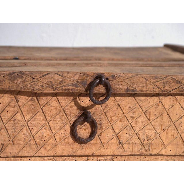 Transylvanian Carved Beech Chest For Sale - Image 4 of 13