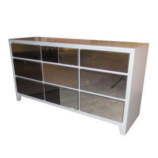 Reflective Reprise Mid-Century 9 Drawer Credenza For Sale