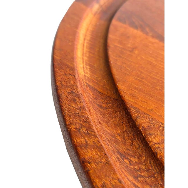1970s Dansk Teak Wood Charcuterie Board For Sale - Image 12 of 14