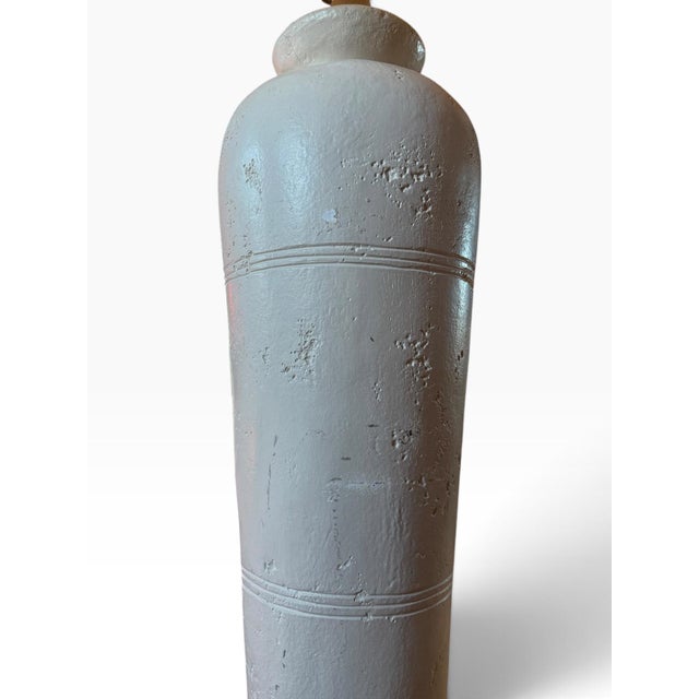 Vintage Sun 89 Sculptural Post Modern Textured Plaster Floor Lamp For Sale In Portland, ME - Image 6 of 7