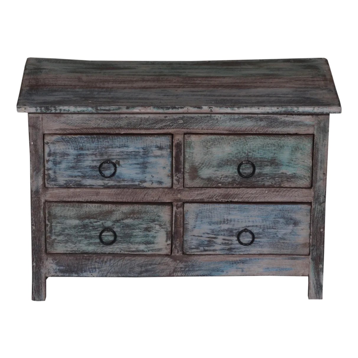 Evelina Rustic Four Drawer Chest | Chairish