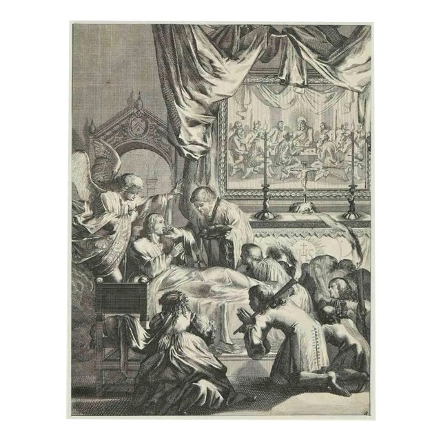 Romeyn de Hooghe, La Manière de se Bien Preparer à La Mort, Etching, 1700 For Sale