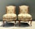 Vintage Palm Print Fabric Slipper Chairs - Pair For Sale In West Palm - Image 6 of 12