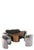 Modern 66 Inch Irregular Kaylee Dining Table Set with 6 Gray Chairs For Sale - Image 4 of 8