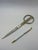 Beautiful vintage Italian tailoring scissors crafted from hot-drop forged steel. Featuring long tapered blades, oversized...