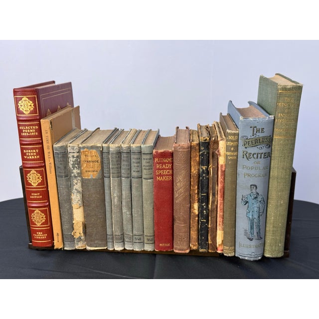 Antique Edwardian Brass & Wood Expandable Imperial Eagle Bookends Book Rack, Circa 1900 For Sale - Image 10 of 12