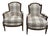 19th Century Buffalo Check French Chairs For Sale