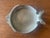 1960s Art Deco Butterfly Reverse Painted Glass Pewter Fish Ash Tray For Sale - Image 5 of 8