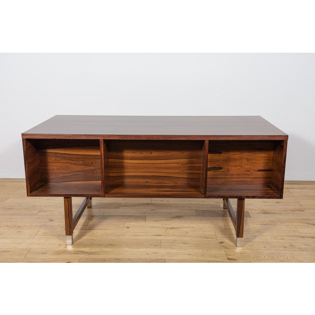 Mid-Century Modern Rosewood Desk from Eigil Petersens Møbelfabrik, Denmark, 1970s For Sale - Image 9 of 18
