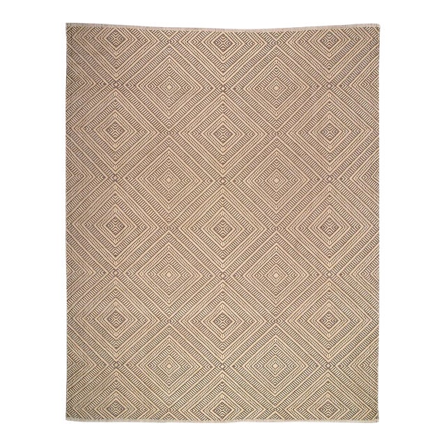 Schumacher Tortola 10' x 14' Indoor/Outdoor Rug in Driftwood For Sale