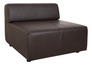 Freistil 185 Leather Armchair Brown by Rolf Benz