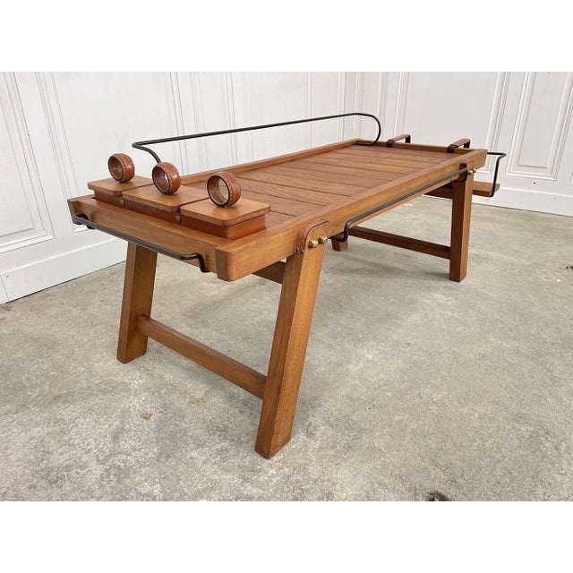 Modern Coffee Table from Adnet, 1950s For Sale - Image 10 of 11