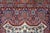 Vintage Hand-Knotted Oriental Geometric Medallion Wool Rug Ivory Crimson 3x6' For Sale - Image 6 of 12