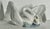 Lladro Vtg. Nao by Lladro Large Swan & Baby Figurine For Sale - Image 4 of 12
