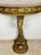 Gold Italian Giltwood Demi-Lune Table with Marble Top, 1950 For Sale - Image 8 of 9