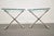 Hollywood Regency Mid Century Modern Hollywood Regency Chrome Brass Glass X Form Side Table - Pair For Sale - Image 3 of 12
