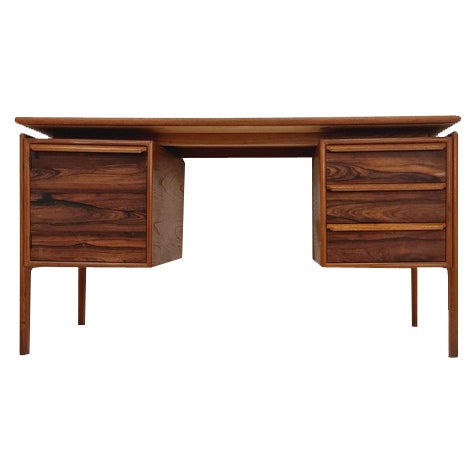 Vintage Danish Teak Desk by Arne Vodder for GV Møbler, 1960s For Sale