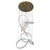 Metal Collection Orione 2.0 Chandelier in Metal and Crystal by Jago For Sale - Image 7 of 7
