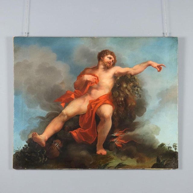 Allegory of Fire, Oil on Canvas For Sale - Image 13 of 13