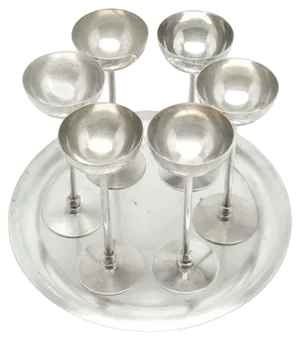 Postmodern Liquor Set from Hefra, Poland, 1970s, Set of 7