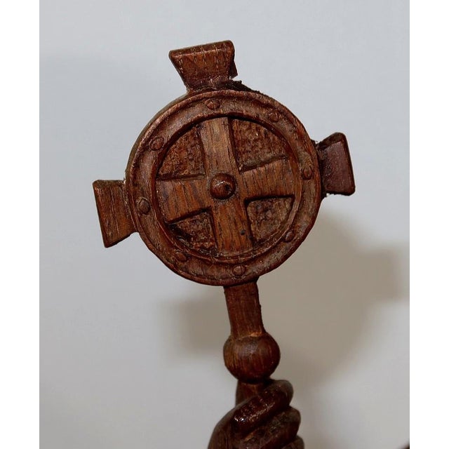 Statue of Christ, 1890s, Chestnut For Sale - Image 9 of 18