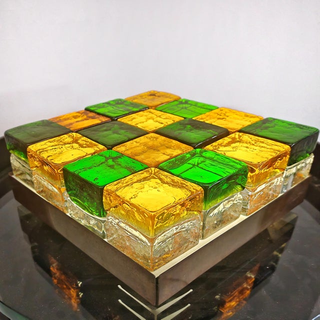 Glass Table Lamp by Giusto Toso for Seguso, 1960s For Sale - Image 12 of 13