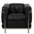 Lc-2 Armchair in Black Pelle Leather by Le Corbusier, 2000s For Sale - Image 18 of 18