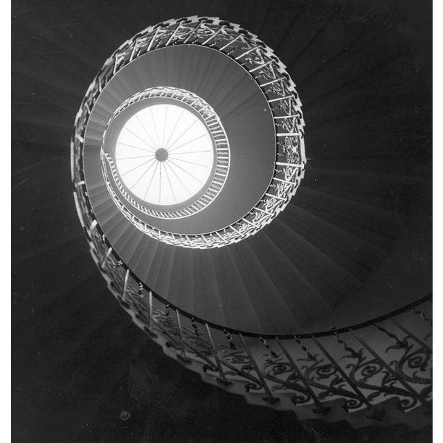 Spiral Stairwell The main spiral staircase at Queen's House, Greenwich, London. Original Publication: Picture Post - 7277...