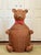 Brown Vintage Whimsical Figural Rattan Wicker Bear Basket Hamper With Lid For Sale - Image 8 of 10
