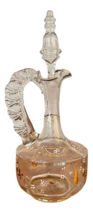 Victorian Glass Ewer, 1880s