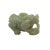 Art Deco Detail Chinese Hand Carved Natural Jade Lucky Pixiu Figure Pendant For Sale - Image 3 of 6