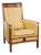 Art Deco Decoforma Series High Back Armchair in Yellow Leather from Schuitema For Sale