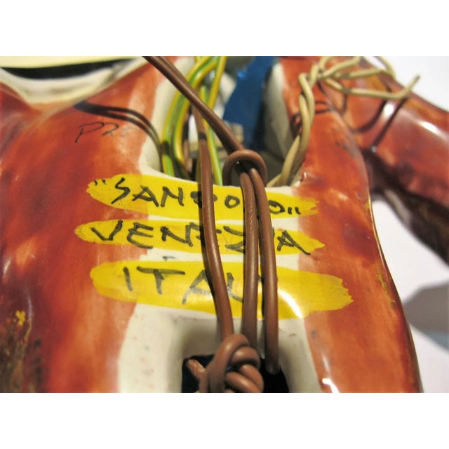 1950s 1950s San Polo Ceramic "Pantalone and Arlecchino" Sconces - a Pair For Sale - Image 5 of 9