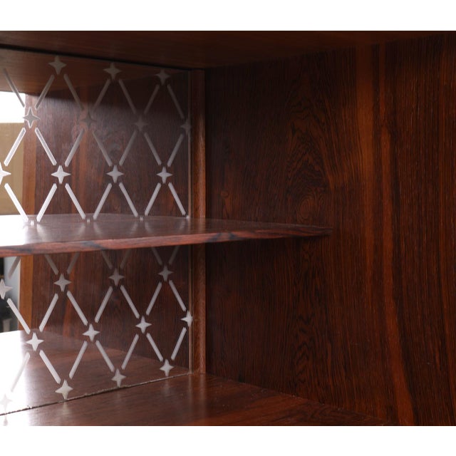 Danish Teak Highboard with Bar Section, 1960s For Sale - Image 9 of 16