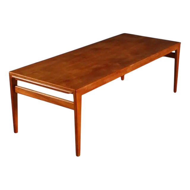 Danish Coffee Table in Teak by Johannes Andersen for CFC Silkeborg, 1950s For Sale