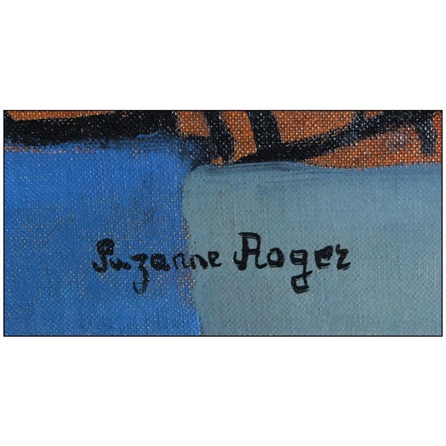 Abstract Mid 20th Century Cranes of Gela, Suzanne Roger For Sale - Image 3 of 4