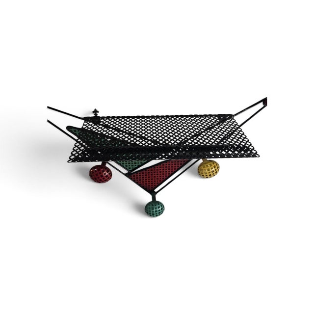 French Wall-Mounted Coat Rack by Mathieu Matégot, 1950s For Sale - Image 11 of 12