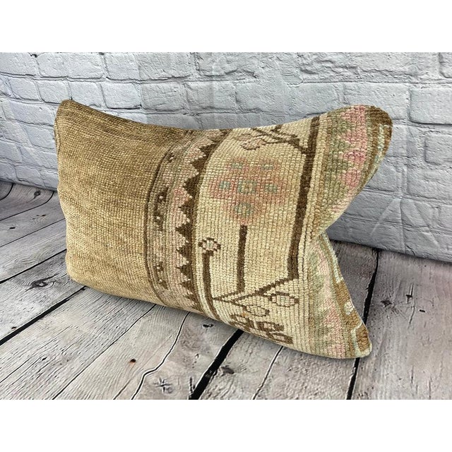 Vintage Pillow Case Turkish Rug Pillow Decorative Rug Pillow Dry cleaning only. PILLOW INSERT IS NOT INCLUDED