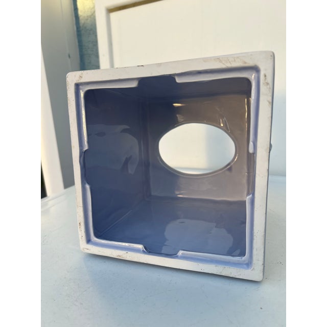 Late 20th Century Ceramic Nautical Tissue Box Cover For Sale - Image 5 of 8