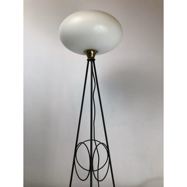 Stilnovo Italian Brass Floor Lamp from Stilnovo, 1950s For Sale - Image 4 of 18