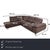 with this MR 680 corner sofa from Musterring, you'll bring a generously sized piece of seating in brown leather into your...