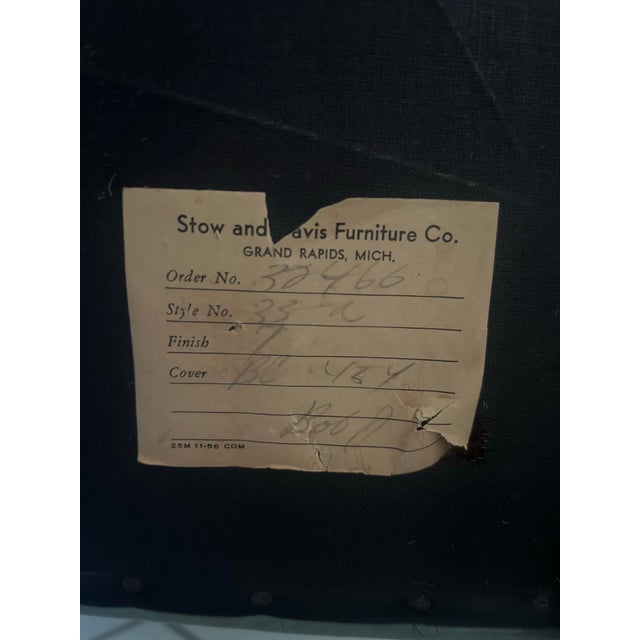 Stow & Davis Mid-Century Modern Armchair For Sale - Image 4 of 4