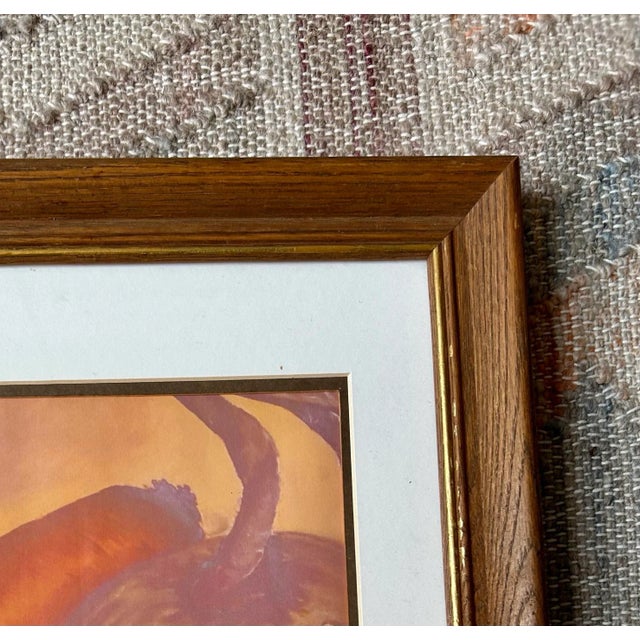 Vintage Carrot and Onion Still Life Print, Framed For Sale - Image 11 of 12