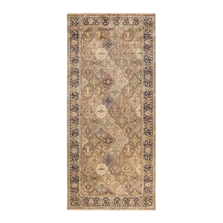 Mogul, One-of-a-Kind Hand-Knotted Area Rug in Yellow, 6' 3" x 13' 10" For Sale