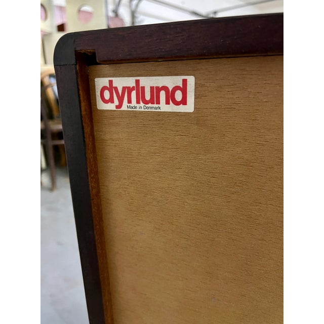 Rosewood Tambour Door Credenza by Dyrlund For Sale - Image 12 of 13