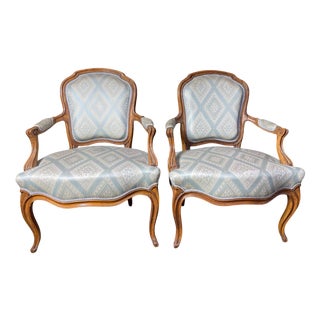 Set of Louis XV Cabriolet Armchairs For Sale